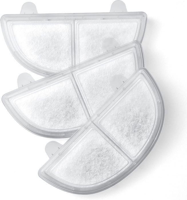 Comparer les prix de Lot de 3 filtres de Rechange pour Fontaine à Eau pour Chat et Chien Blanc