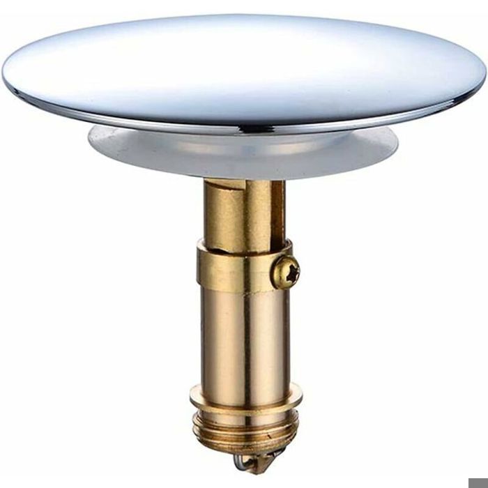 Bouchon Pop-up Pour Lavabo - Acier Inoxydable - Universel 34-40 Mm - Anti-cheveux Et Facile à Installer
