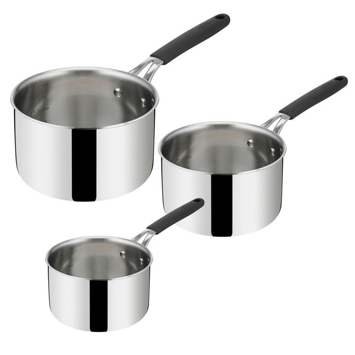 Casserole Lagostina Esperta Triply - Set 3 casseroles 16/18/20 cm
