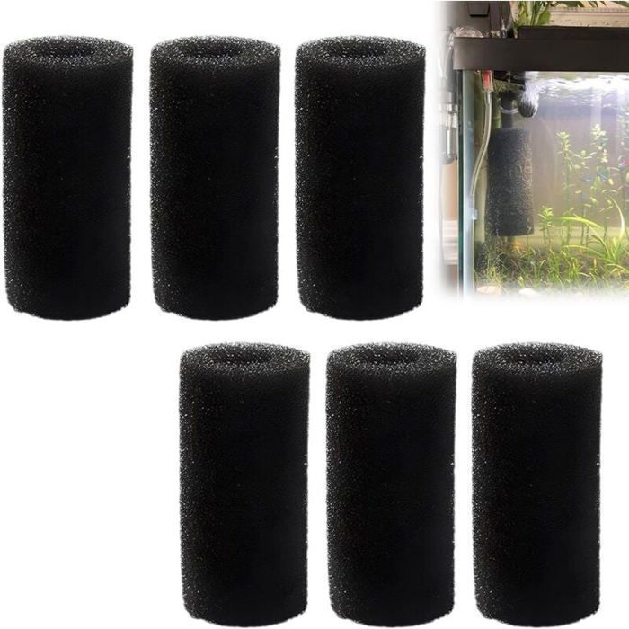 Comparer les prix de 10 Pièces Filtre à Mousse Préfiltre pour Aquarium Accessoires de Filtration pour Aquarium Protège Contre lAspiration QIEDOVIEY