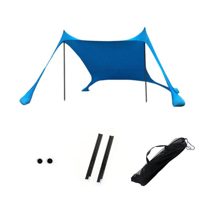 Tente De Plage Abri Solaire Bébé Avec Piscine - Protection UV Portable Pour Tout-Petit