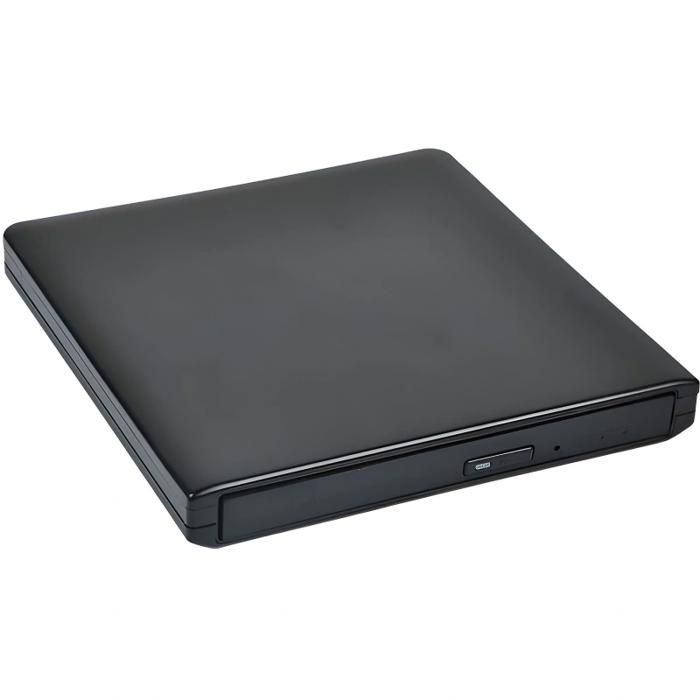 LECTEUR ENREGISTREUR DVD USB 3.0/TYPE-C alliage daluminium vitesse de lecture/écriture rapide large compatibilité noir