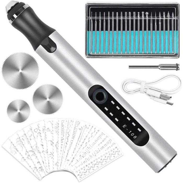 Kit De Gravure électrique ORIA - Stylo Graveur 5 Vitesses, 15000r/min, NEUF