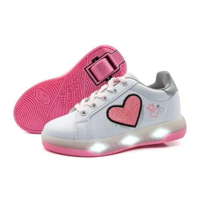 BREEZY ROLLERS Chaussure à Roulettes Blast Rose - Chaussures à roulettes Heelys