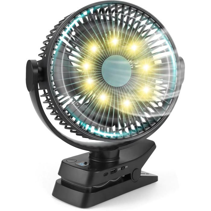 Mini Ventilateur À PinceMini Ventilateur Usb Ventilateur Portable Silencieux Avec