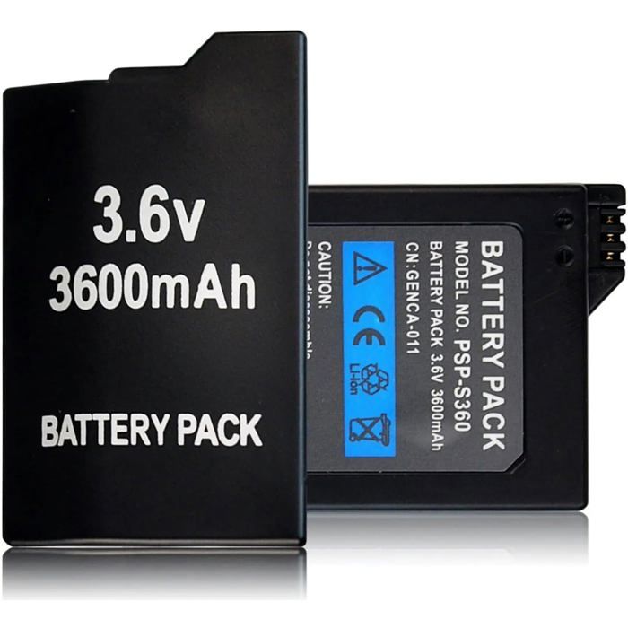 Link e : Batterie Rechargeable de Remplacement Compatible avec la Console Sony PSP 20003000