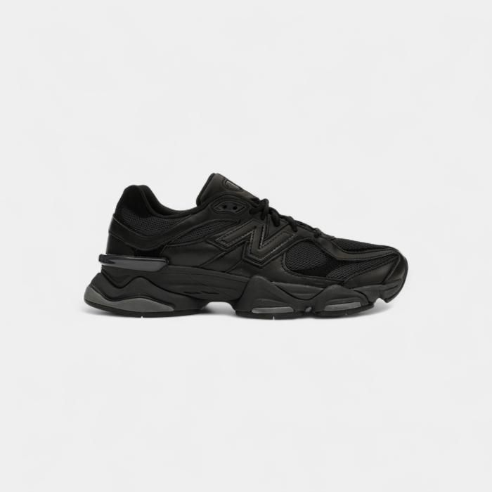 New Balance 9060 Triple Black Leather New Balance 9060 Triple Black Leather