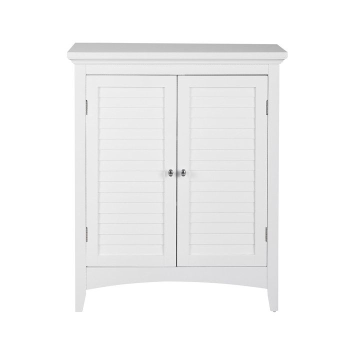 Meuble Bas De Rangement Commode Salle De Bain Elg-595 Teamson Home à Meuble Bas De Rangement Commode Salle De Bain Elg-595 Teamson Home à