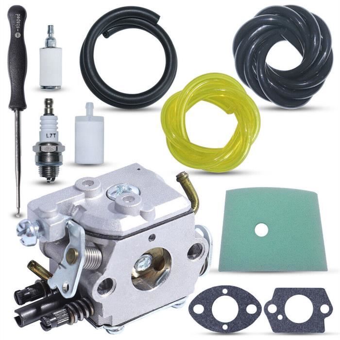 Haishine Kit Carburateur + Bougie Pour Husqvarna 322L 323L 223L Etc - Remplacement Complet Fiable