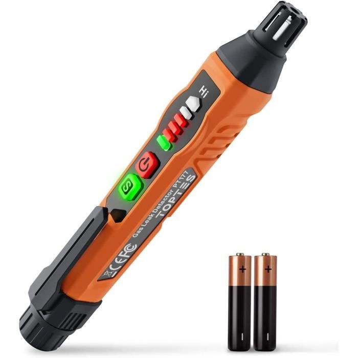 Détecteur Monoxyde Carbone Portable TopTes CT-300 - Alarme Sonore Et Visuelle - 0-5000 Ppm - Pour Maison Et Voiture