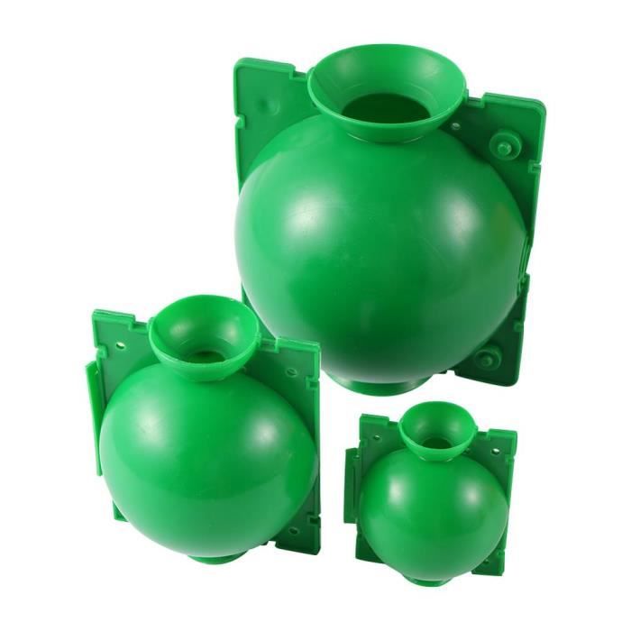 Black 5cm Boîte de greffe de boule de plante pour jardin étui d'élevage