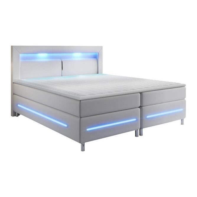 Lit - Lit continental Nashville 109 197013 - Doux 10 - 210x180x115cm Lit - Lit continental Nashville 109 197013 - Doux 10 - 210x180x115cm