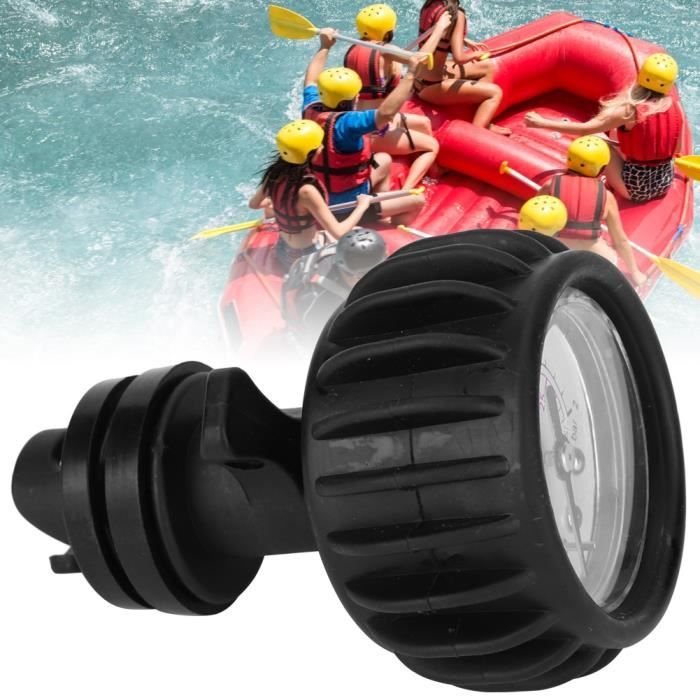 Manomètre Pression Air Pour Bateau Gonflable - Double échelle PSI/Bar, Précision Cuivre - Pour Kayak, Planche Surf, Matelas - 2