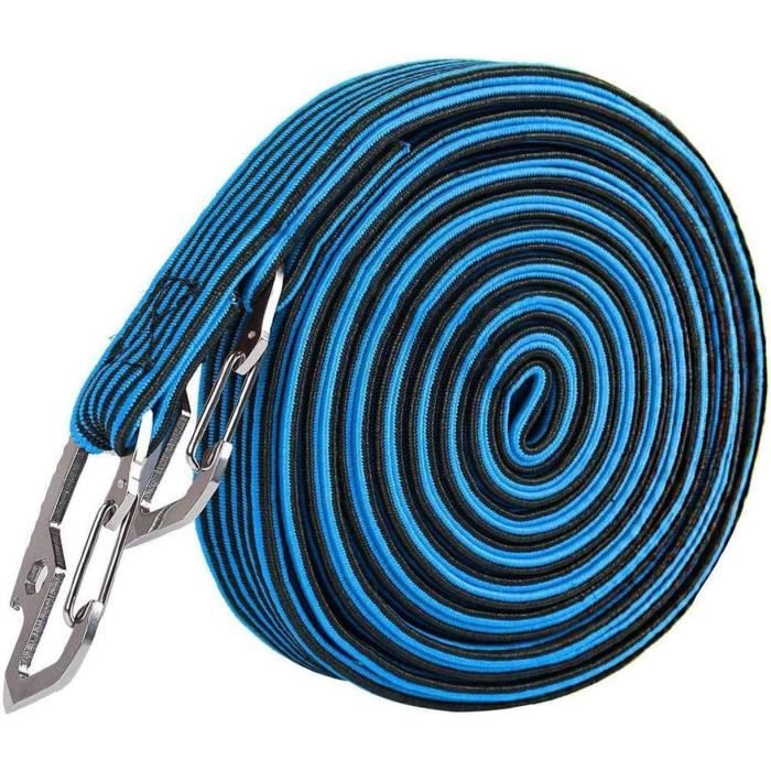 Corde Élastique 2mm Beige - Lot Robuste Pour Fixation Camping, Bagages Et Transport Sécurisé