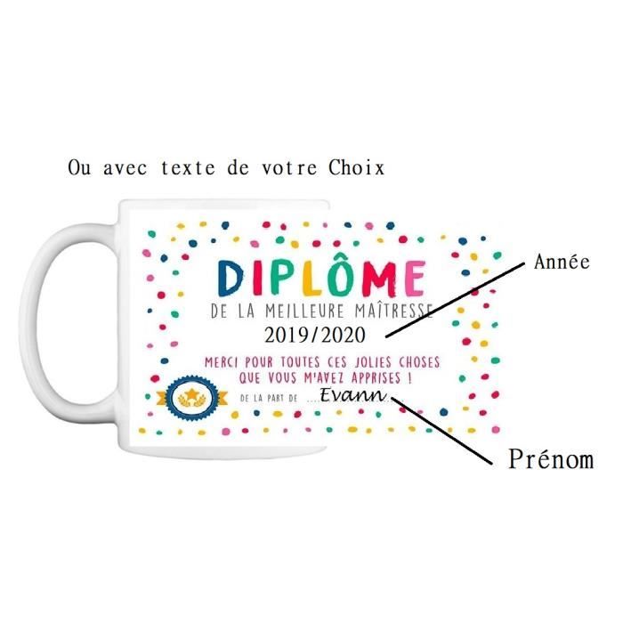 Mug Personnalisable Maitresse Ecole Atsem Cdiscount Maison