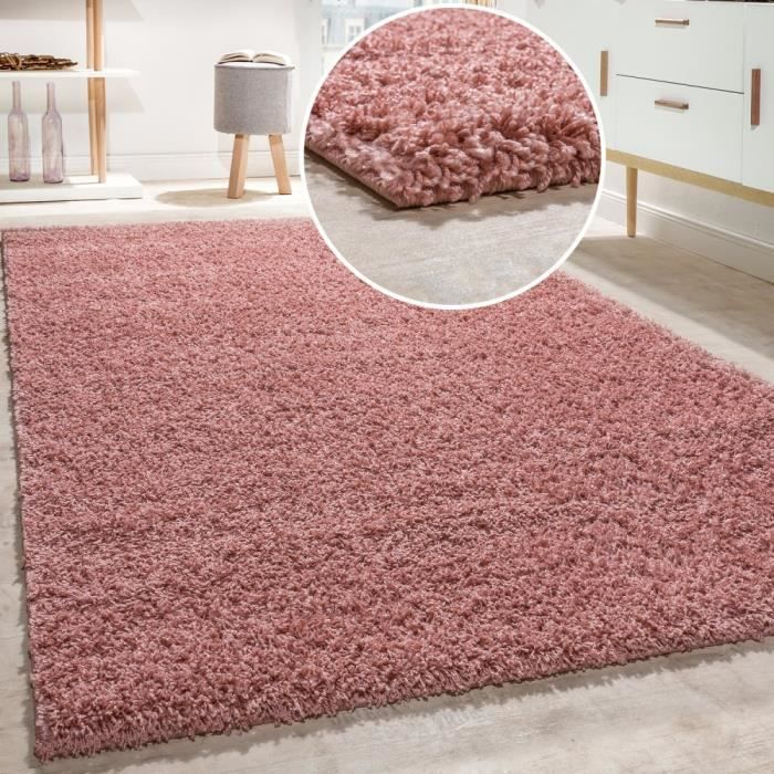 Heavyoff Tapis Doux Salon Tapis Anti Slip Moelleux Chambre Tapis Tapis Shaggy Tapis De Sol Grand Pour Couloir Chambre Blanc, 50x80cm