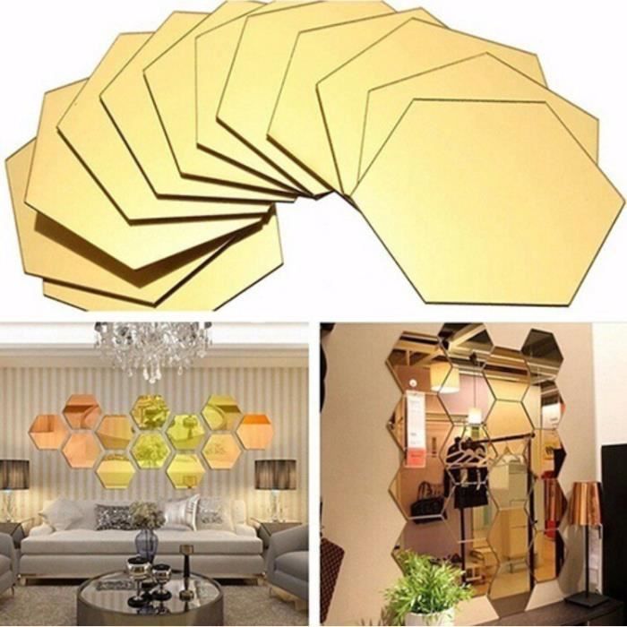 Toyyevr 18Pcs Miroir Autocollant Miroir Adhésif Décoratif Miroir Carrés Toyyevr 18Pcs Miroir Autocollant Miroir Adhésif Décoratif Miroir Carrés