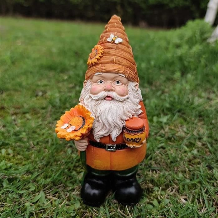 Benaton Lot De 2 Gnomes Automne Tournesol En Peluche - Décoration Festive Halloween Et Thanksgiving