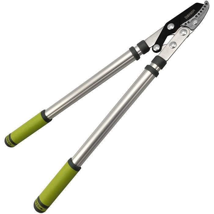 Pro Sécateur Télescopique, Extensible et à Enclume Coupe Branche