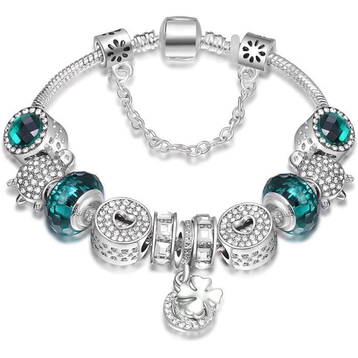 bracelet gourmette jonc bracelet ate bracelet charms verre drops cristaux cha&icirc ne de s&eacute curit&eacute  femme cadeau789