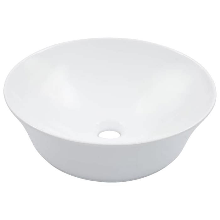 VidaXL Lavabo rond Céramique - vue 4