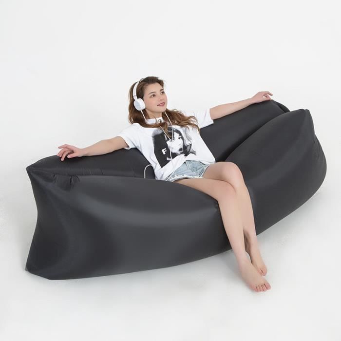 Transat Gonflable JSVER - Canapé Air Portable Ultra-Léger Pour Camping, Plage, Randonnée Et Chill Outdoor