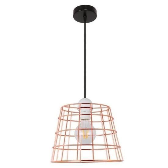 Lustre Suspension Lumières Placage Cage Doiseau Métal Loft En Fer Forgé Simple Tête De Lustre Suspension Lampe Industrielle