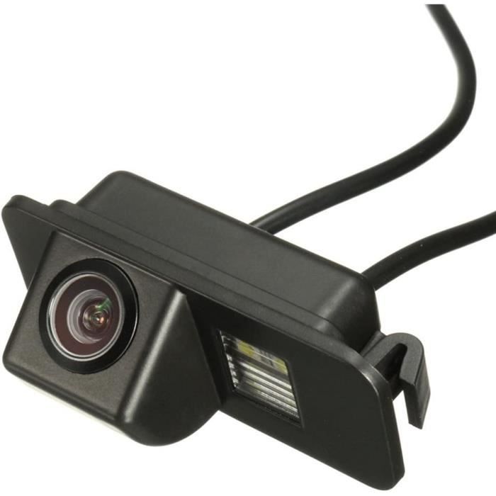 Caméra De Recul HD CCD Avec Éclairage Plaque D'Immatriculation - Vision Nocturne Imperméable Pour Peugeot 206 207 306 308 307 406 407 5008 Partner Tepee