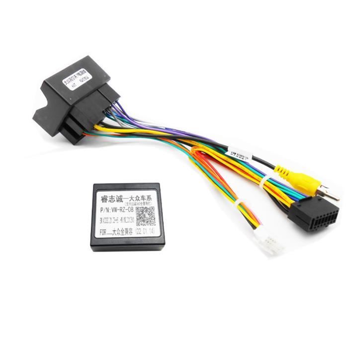 Faisceau Câble Autoradio 16 Broches - Compatible Citroën C4 C5, Peugeot 3008 2008 307 408, DS6 - Remplacement Câblage Stéréo - 10