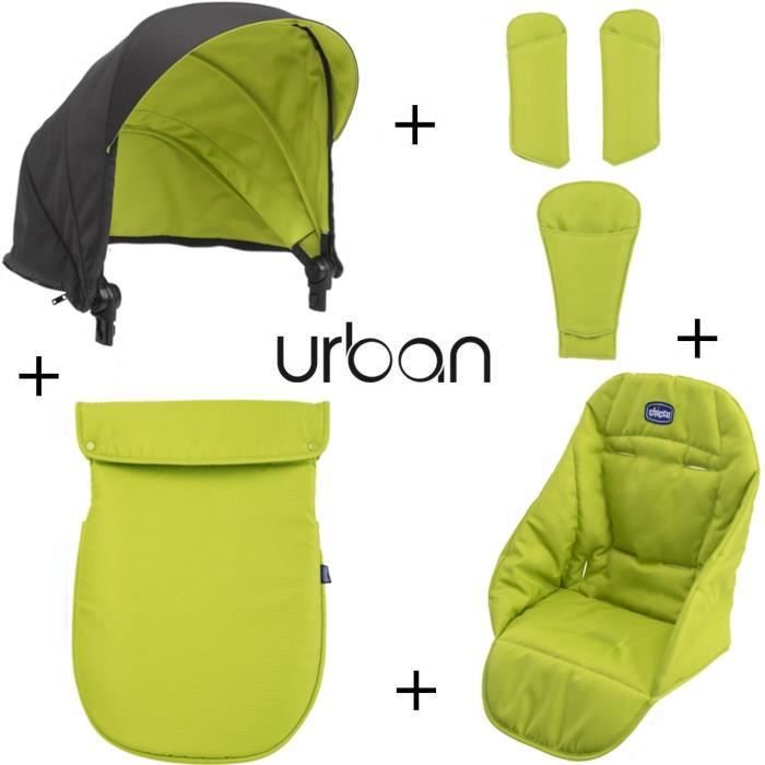 Chicco Pack Coloris Urban Combinée Anthracite
