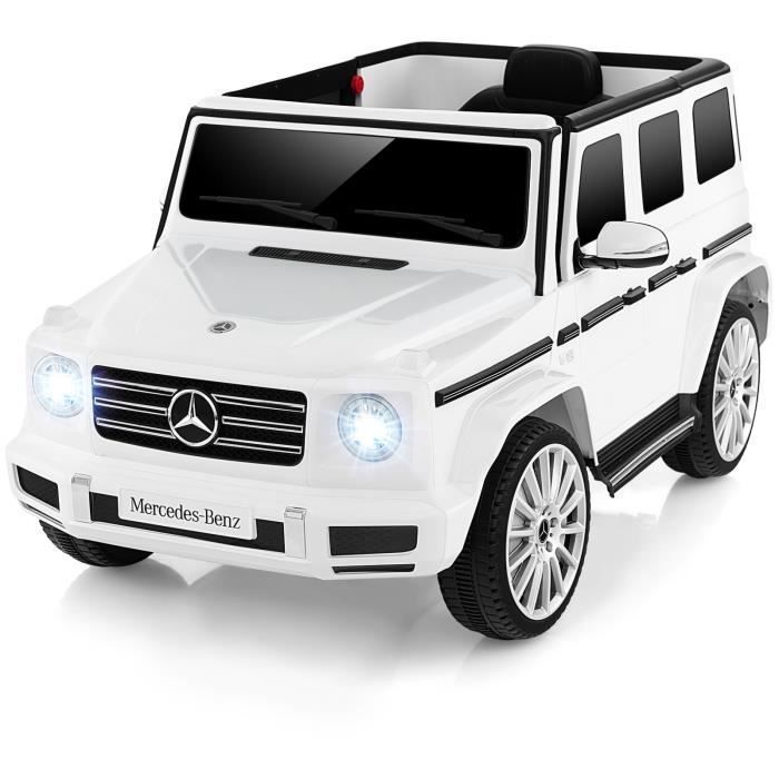 Voiture Électrique Enfant COSTWAY Mercedes Benz 12V - Télécommande 2.4G, Effets Lumineux