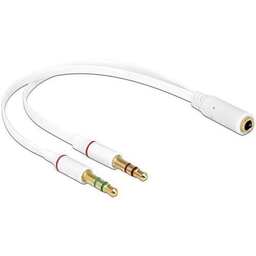 Adaptateur DeLOCK 65585 4 Broches Jack 2 x 3 Broches - vue 2