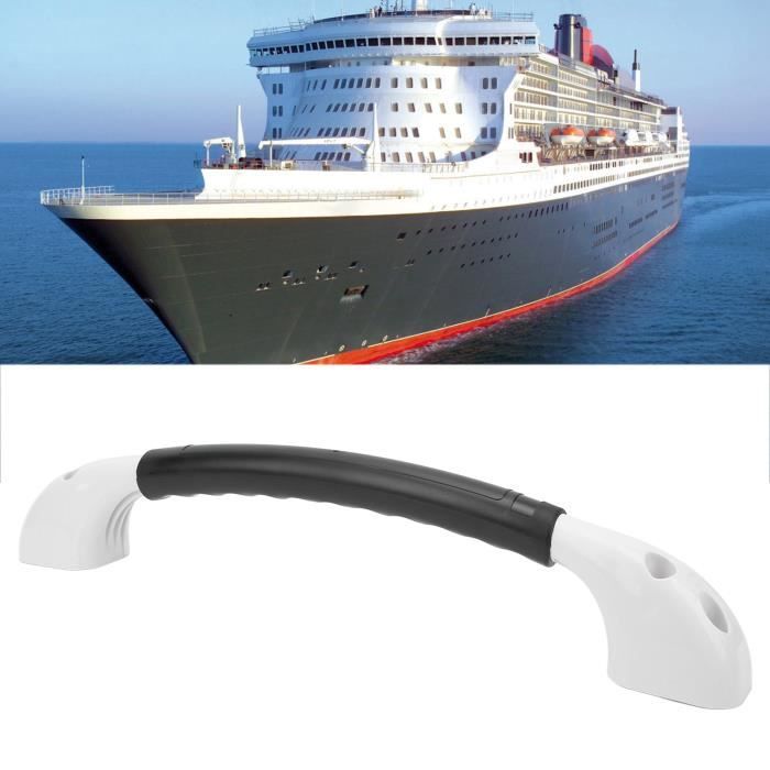Poignée De Maintien Pour Camping-car / Bateau - ABS Blanc - 9,25 Pouces - Fixation Par Vis - Résistante Aux Intempéries