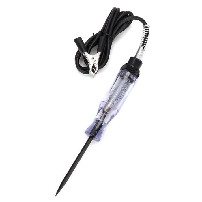 Stylo Testeur De Circuit Auto - Tension 6V/12V/24V DC - Avec Câble De 125 Cm Et Sondes - Neuf - Marque SHENKENUO