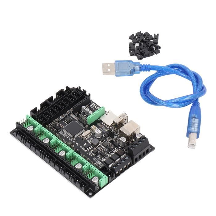 HURRISE Carte mère de l'imprimante Carte Contrôleur d'Imprimante 3D 8 Axes STM32F446 180Mhz 512K