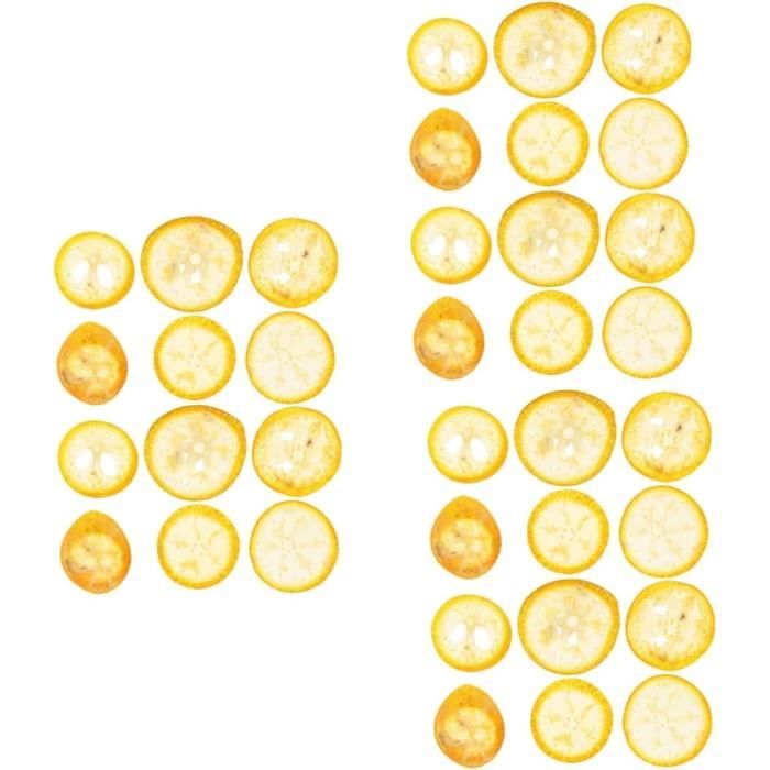 12 Tranches D'orange Séchées Naturelles - Pour DIY, Déco Résine, Scrapbooking, Coque De Téléphone - Environ 2,3x2,3 Cm