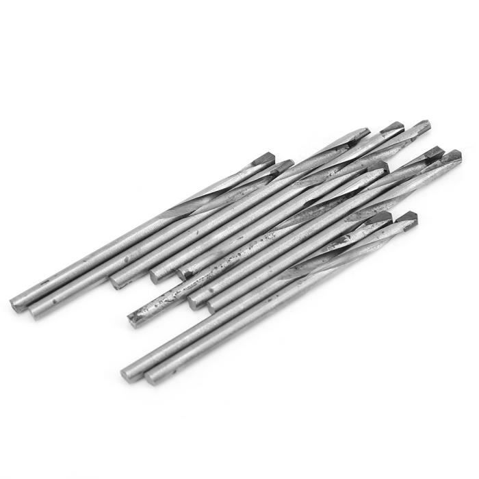 LOT De 4 Forets Hélicoïdaux Carbure 6mm - Longueur 150mm - Tige Droite - Marque Uxcell - Neuf Sous Emballage
