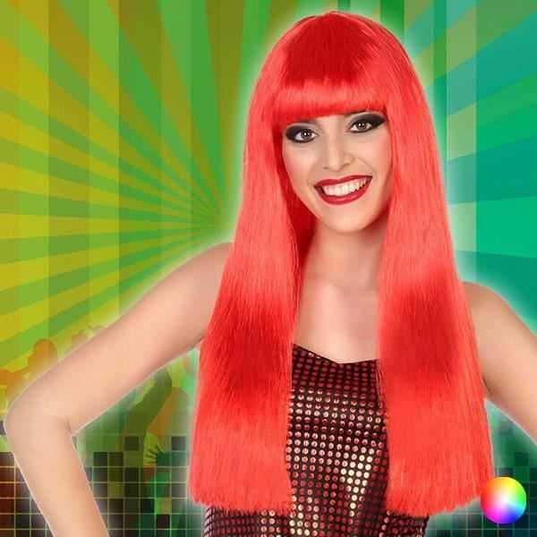 Perruque cheveux longs (60 cm) Couleur - Rouge - Cdiscount Au quotidien