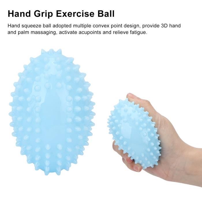 Balle D’exercice Healthman – Douce, Pour Main/doigts, Renforcement, Rééducation, Soulage Stress, 10 Cm, PVC