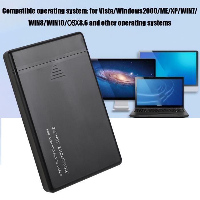 Boîtier Externe Pour Disque Dur 2,5" USB-C - Vitesse Jusqu'à 460 Mo/s - Compatible PS4/PS5