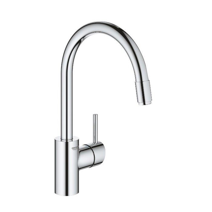 Grohe Mitigeur évier CONCETTO bec haut avec mousseur extractible - 32663003