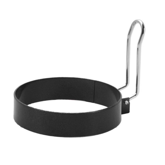 Anneaux à Œufs Antiadhésifs - Lot De 4 Moules Œufs Ronds En Acier Inoxydable - Pour Œufs Au Plat, Pancakes