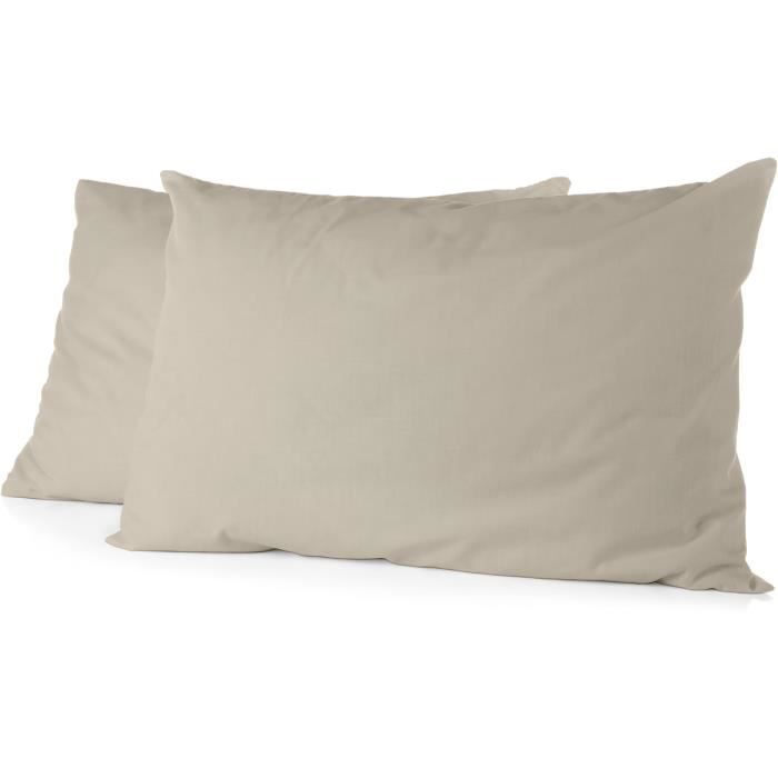 Home Linge Passion Lot de 2 taies d'oreiller - 50 x 70 cm - vue 3