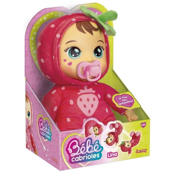 Poupon LANSAY Mon bébé cabrioles Lina la fraise Dès - vue 3