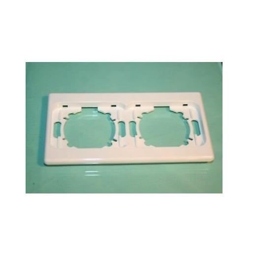 069079 Plaque Céliane Métal 2x3 postes - finition Copper
