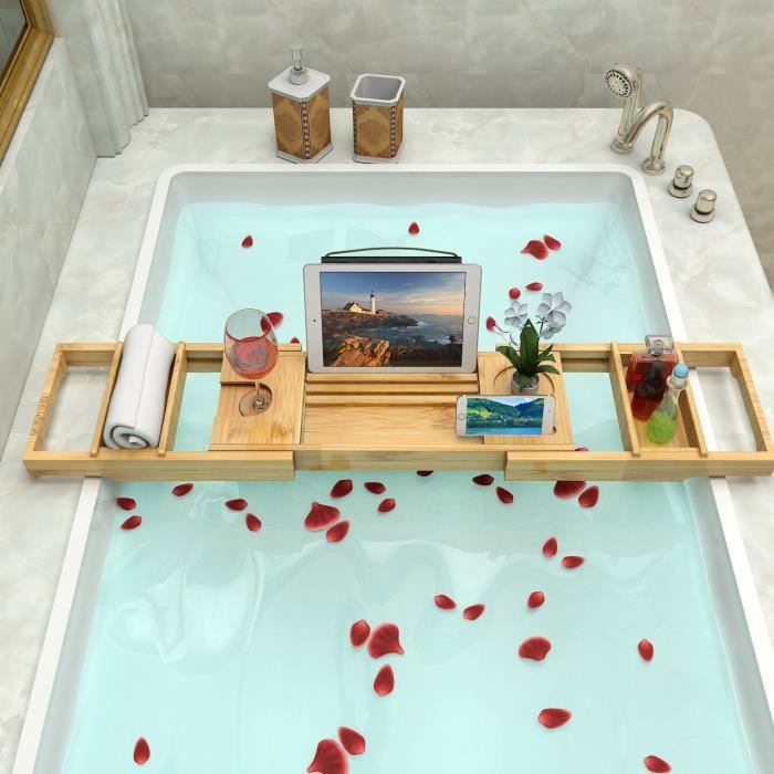 Lifewit Pont De Baignoire Extensible Plateau De Bain Reglable Porte Livre Support De Verre A Vin Porte Bougeoir Achat Vente Baignoire Kit Balneo Lifewit Pont De Baignoire E Cdiscount