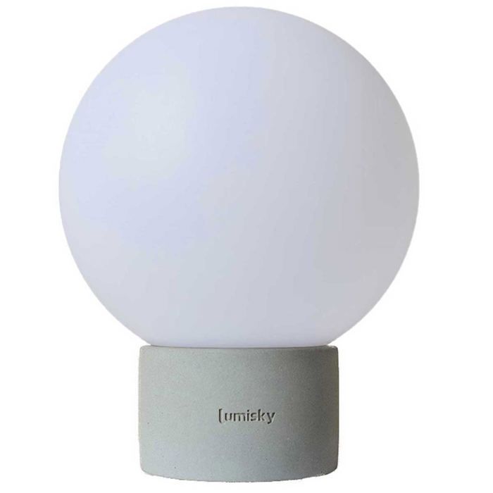 Lampe de table sans fil béton TERRA Gris H25cm Lampe de table sans fil béton TERRA Gris H25cm