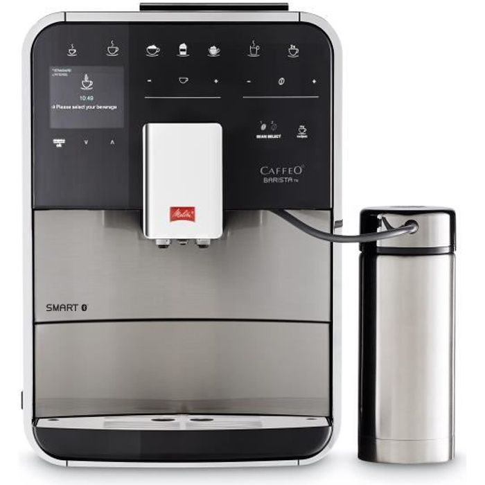 Machine à expresso automatique Melitta Barista Smart TS - Noir - Café moulu - 15 bar - 1,8 L