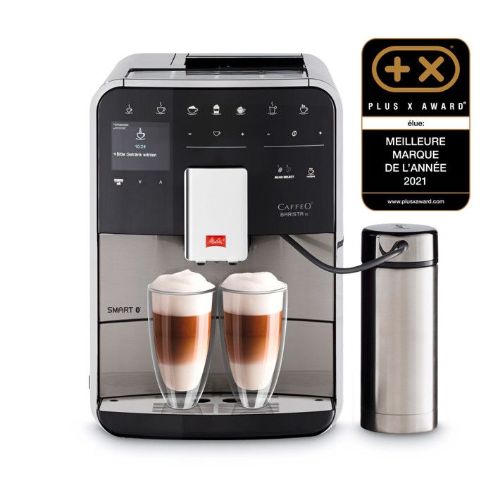 Machine à expresso automatique Melitta Barista Smart TS - Noir - Café moulu - 15 bar - 1,8 L