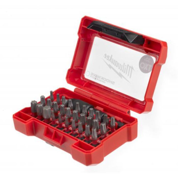Coffret dembouts MILWAUKEE 4932471586 32 pièces Acier spécial Torx